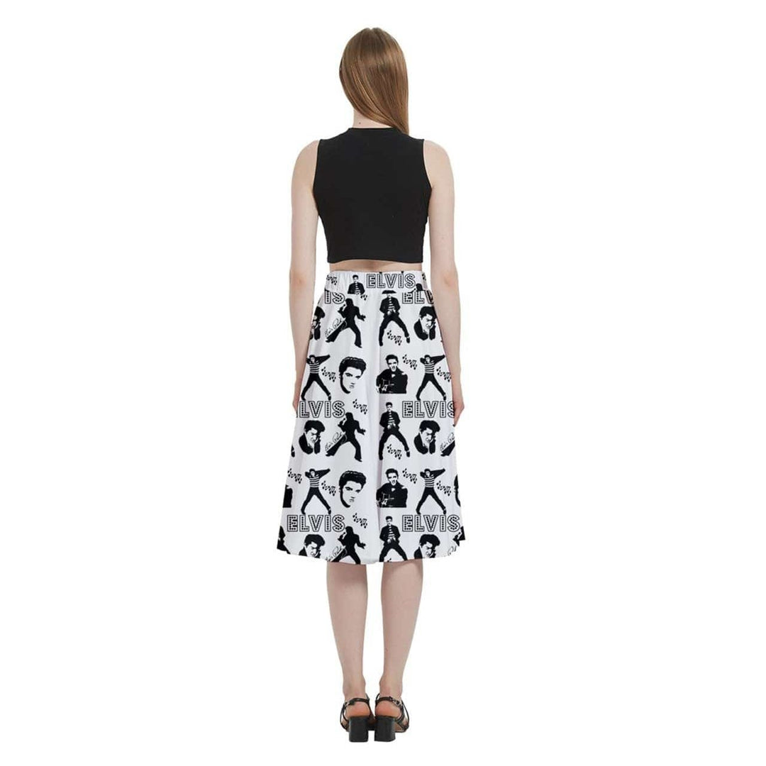 Elvis Full Circle Skirt - Poison Arrow Retro