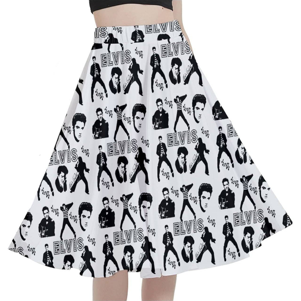 Elvis Full Circle Skirt - Poison Arrow Retro