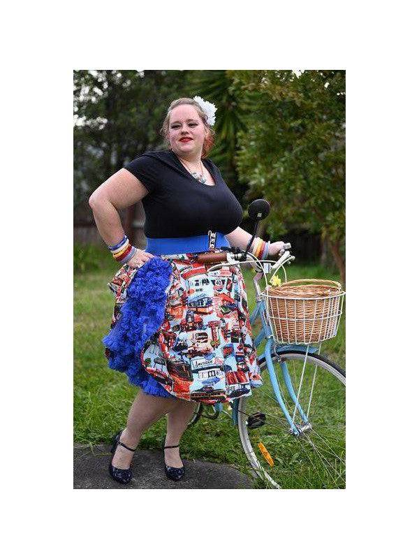 HAPPY DAZE DINER CIRCLE SKIRT - Poison Arrow Retro