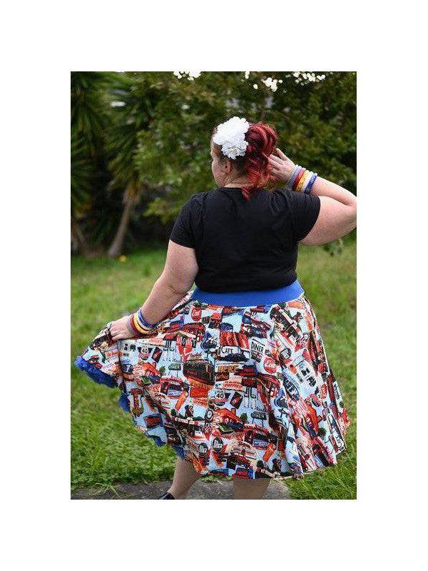 HAPPY DAZE DINER CIRCLE SKIRT - Poison Arrow Retro