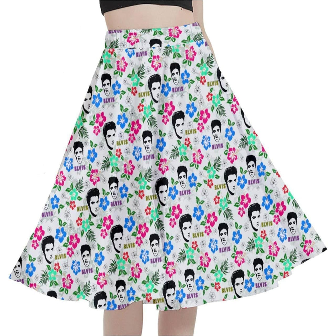 Hawaii Elvis Full Circle Skirt - Poison Arrow Retro