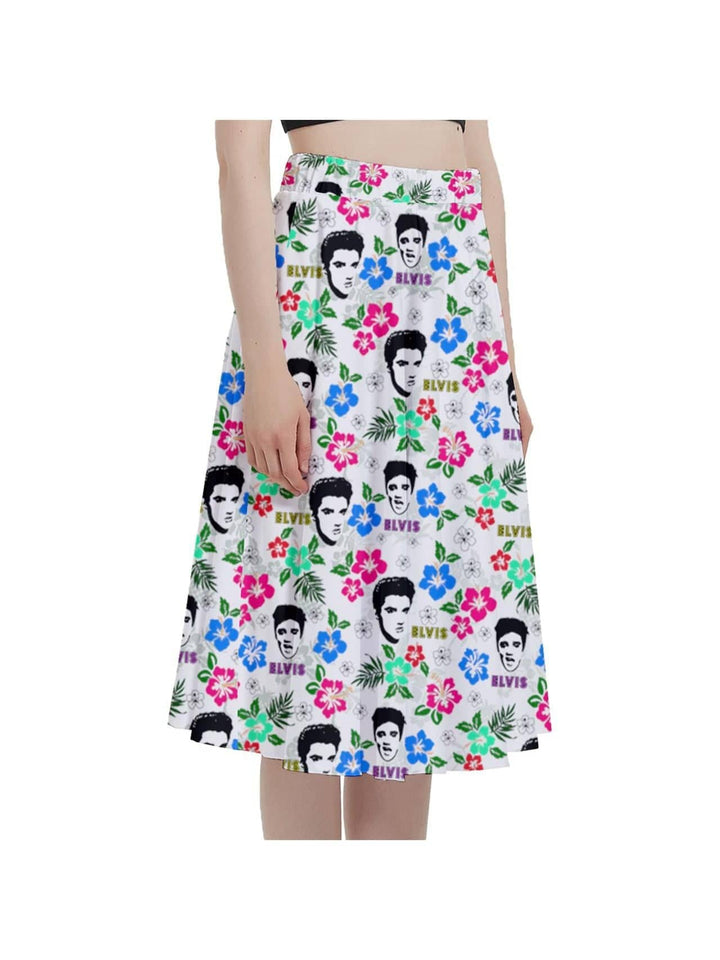 Hawaii Elvis Full Circle Skirt [IN STOCK]