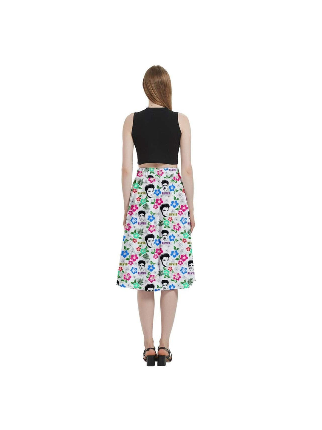 Hawaii Elvis Full Circle Skirt [IN STOCK] - Poison Arrow Retro