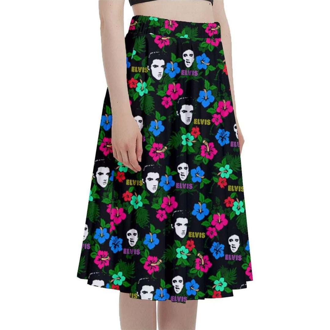 Hawaii Elvis Full Circle Skirt Various Colours - Poison Arrow Retro