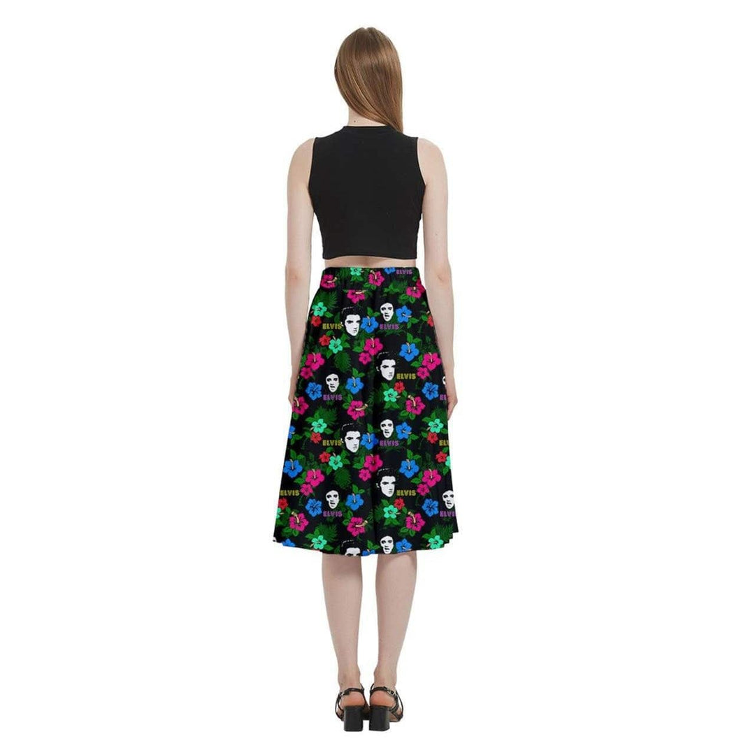 Hawaii Elvis Full Circle Skirt Various Colours - Poison Arrow Retro