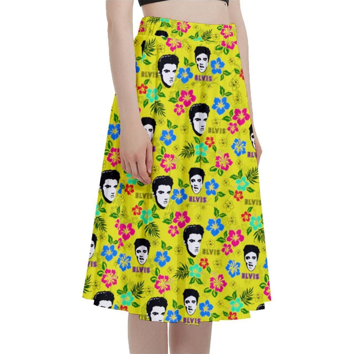 Hawaii Elvis Full Circle Skirt Various Colours - Poison Arrow Retro