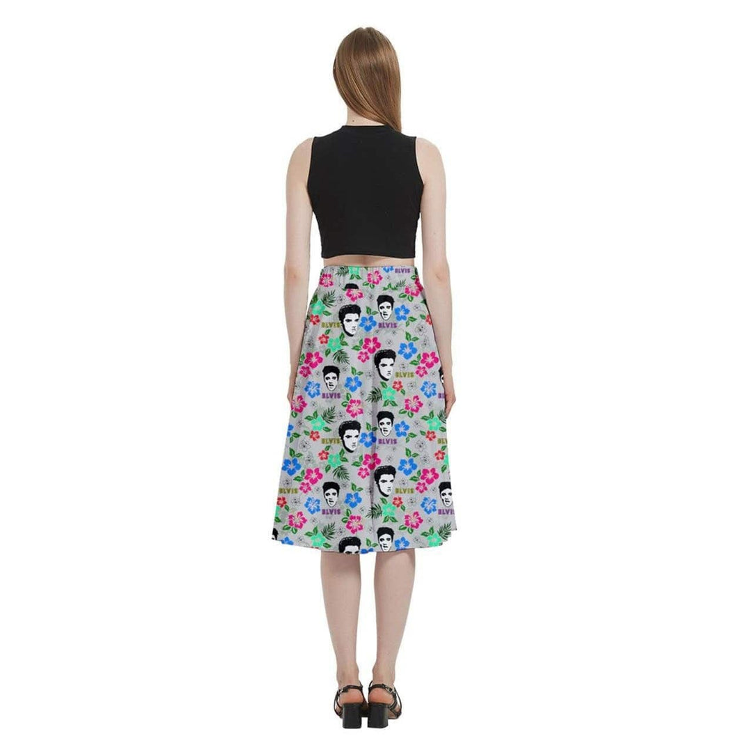 Hawaii Elvis Full Circle Skirt Various Colours - Poison Arrow Retro