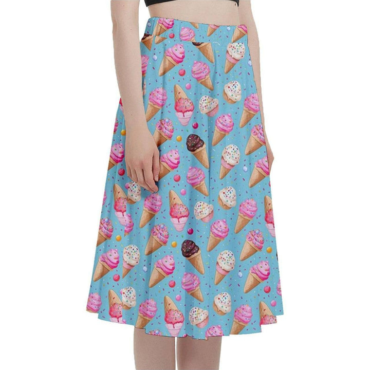 Ice Cream Sprinkles Full Circle Skirt - Poison Arrow Retro