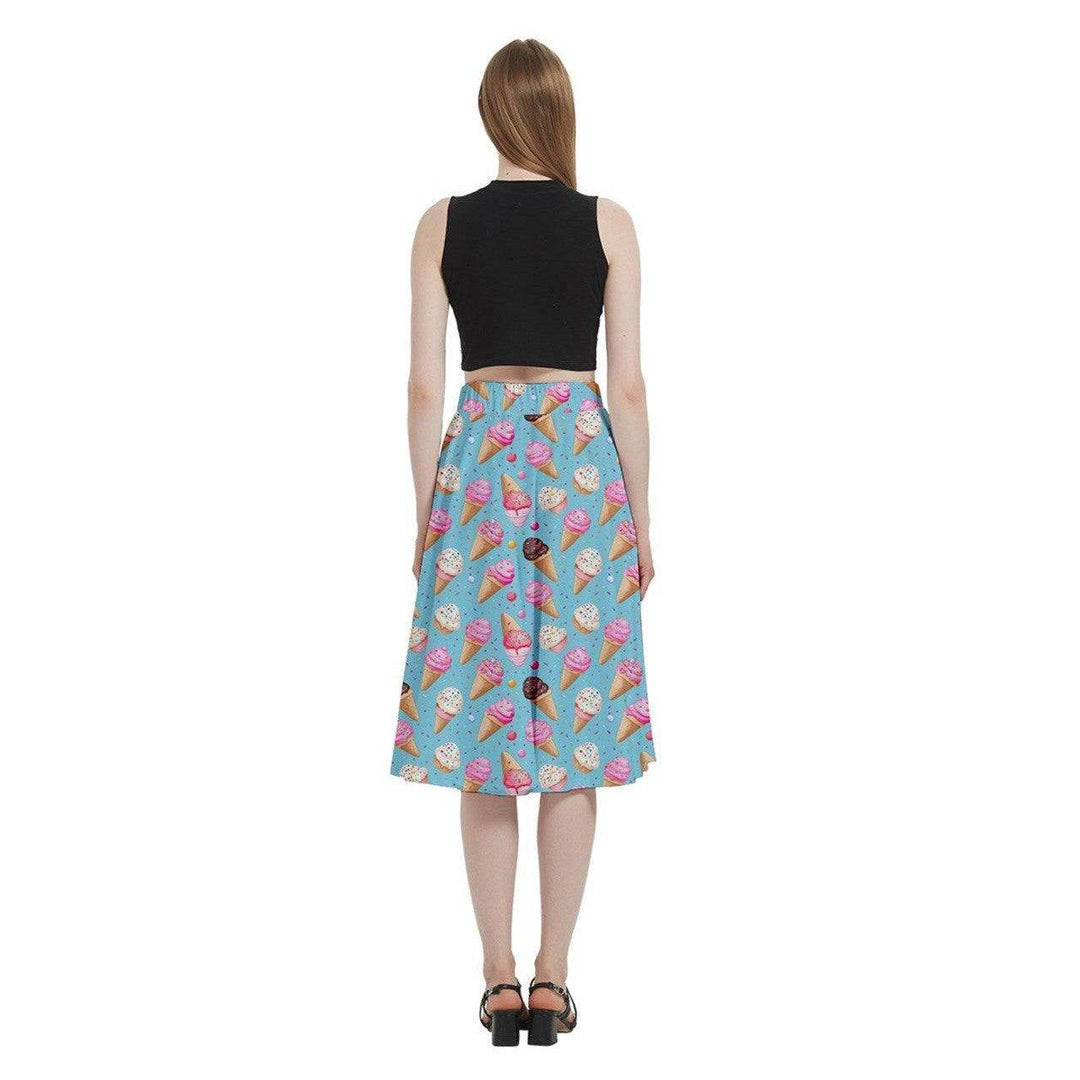 Ice Cream Sprinkles Full Circle Skirt - Poison Arrow Retro