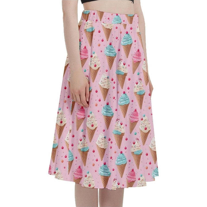 Ice Cream Sprinkles Full Circle Skirt - Poison Arrow Retro