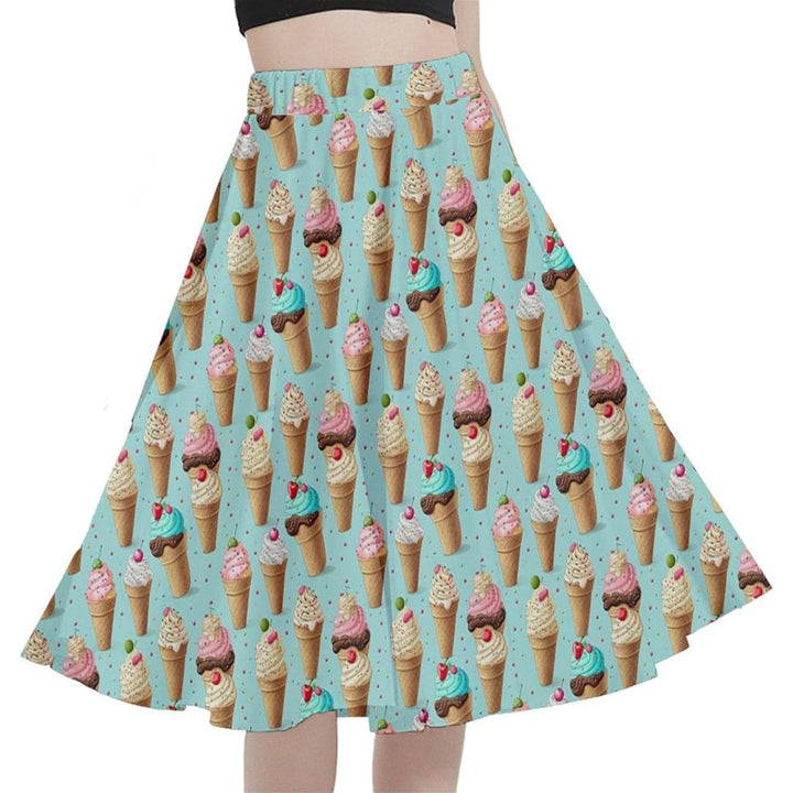 Ice Cream Sprinkles Full Circle Skirt - Poison Arrow Retro