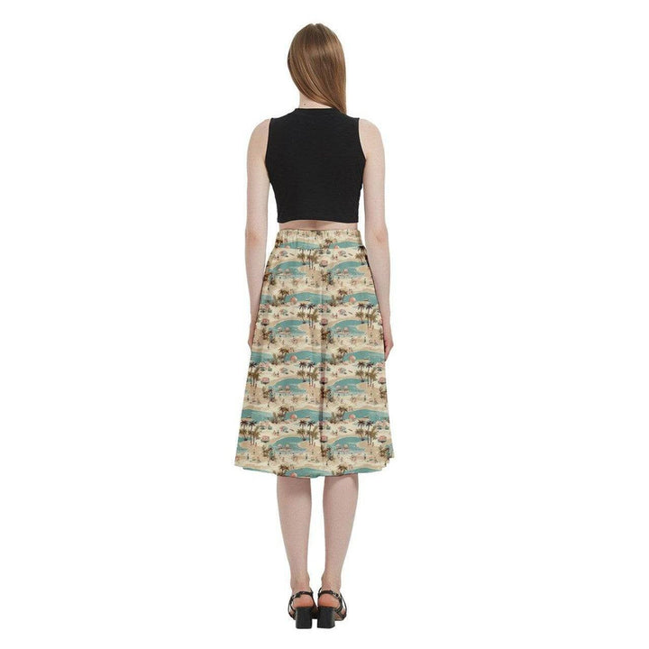 Vintage Vacation Full Circle Skirt - Poison Arrow Retro