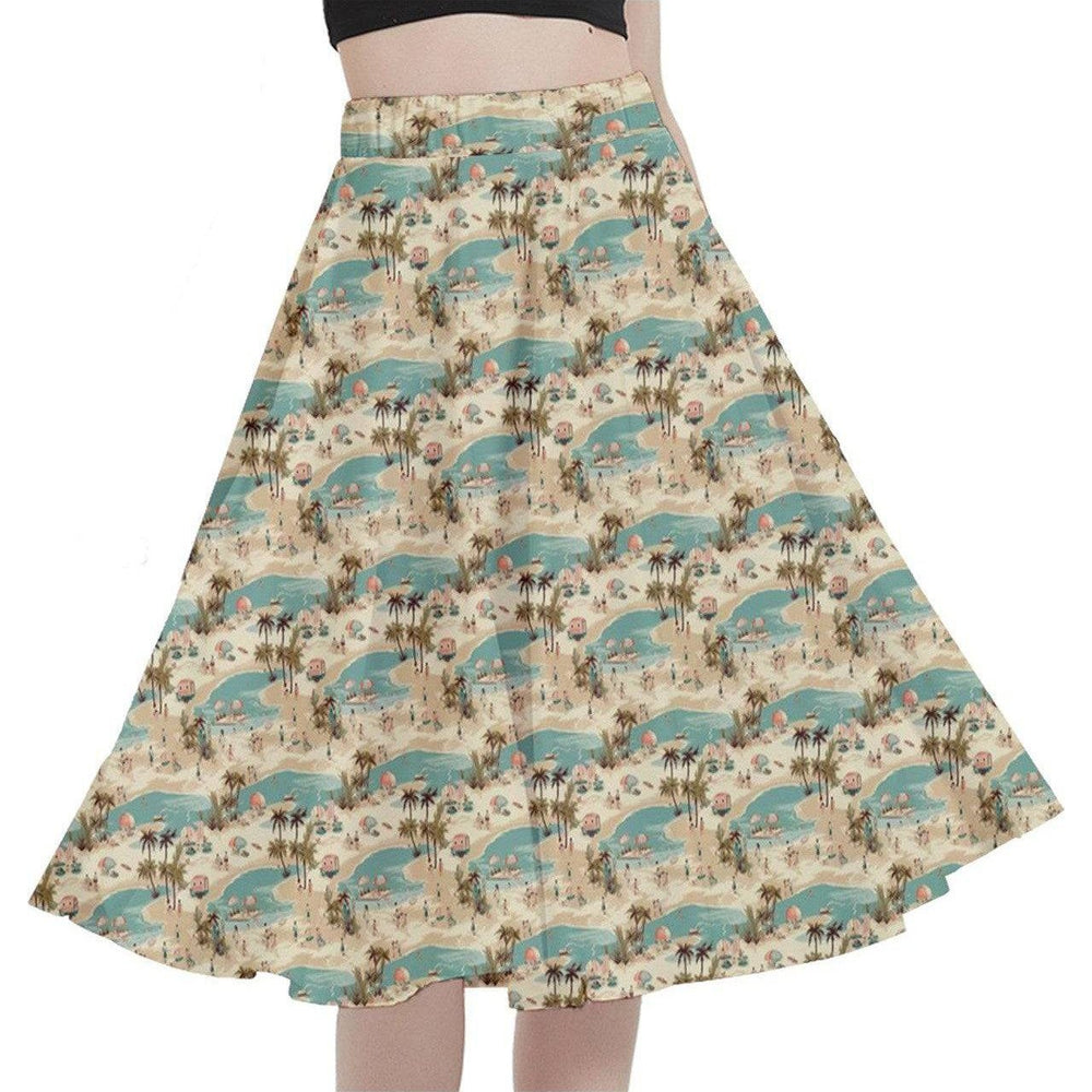 Vintage Vacation Full Circle Skirt - Poison Arrow Retro