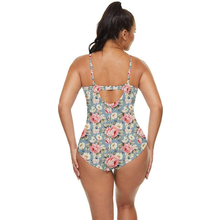 Vintage Roses Retro Full Coverage Swimsuit - Poison Arrow Retro