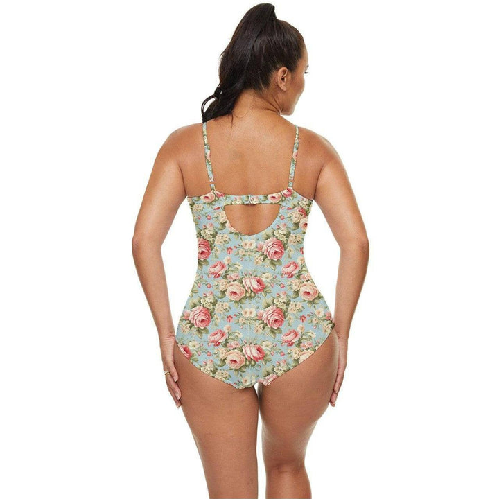 Vintage Roses Retro Full Coverage Swimsuit - Poison Arrow Retro