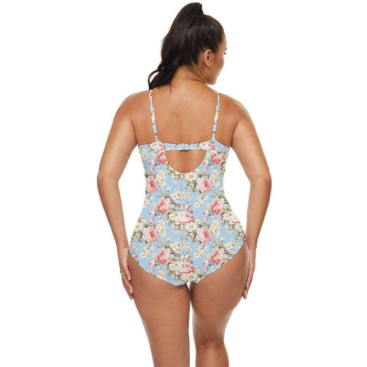 Vintage Roses Retro Full Coverage Swimsuit - Poison Arrow Retro