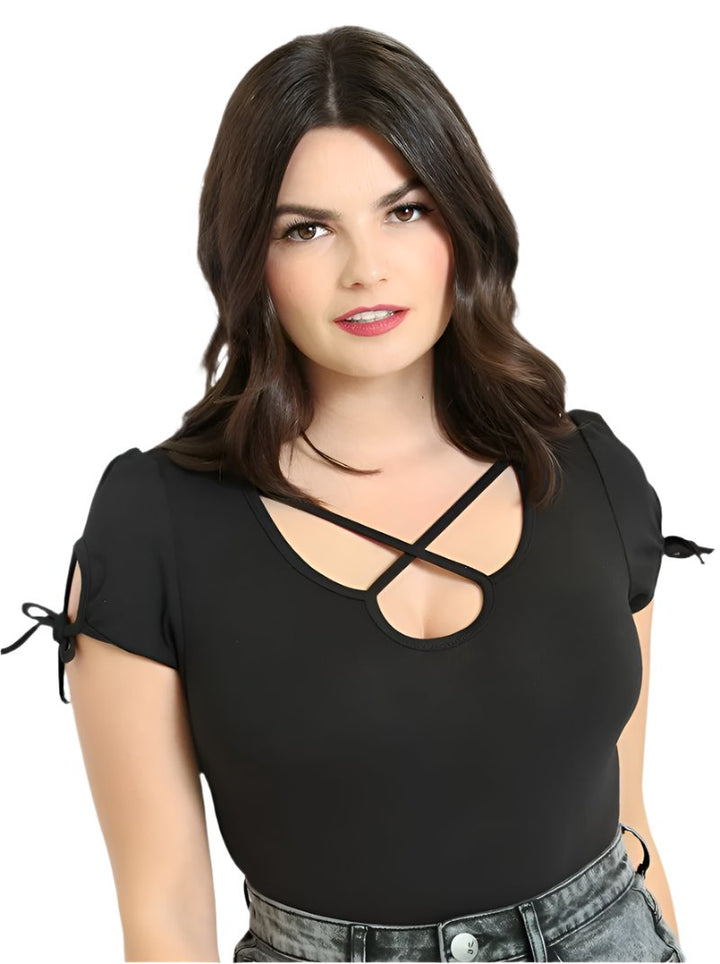 Hell Bunny Cristina Top - Poison Arrow Retro