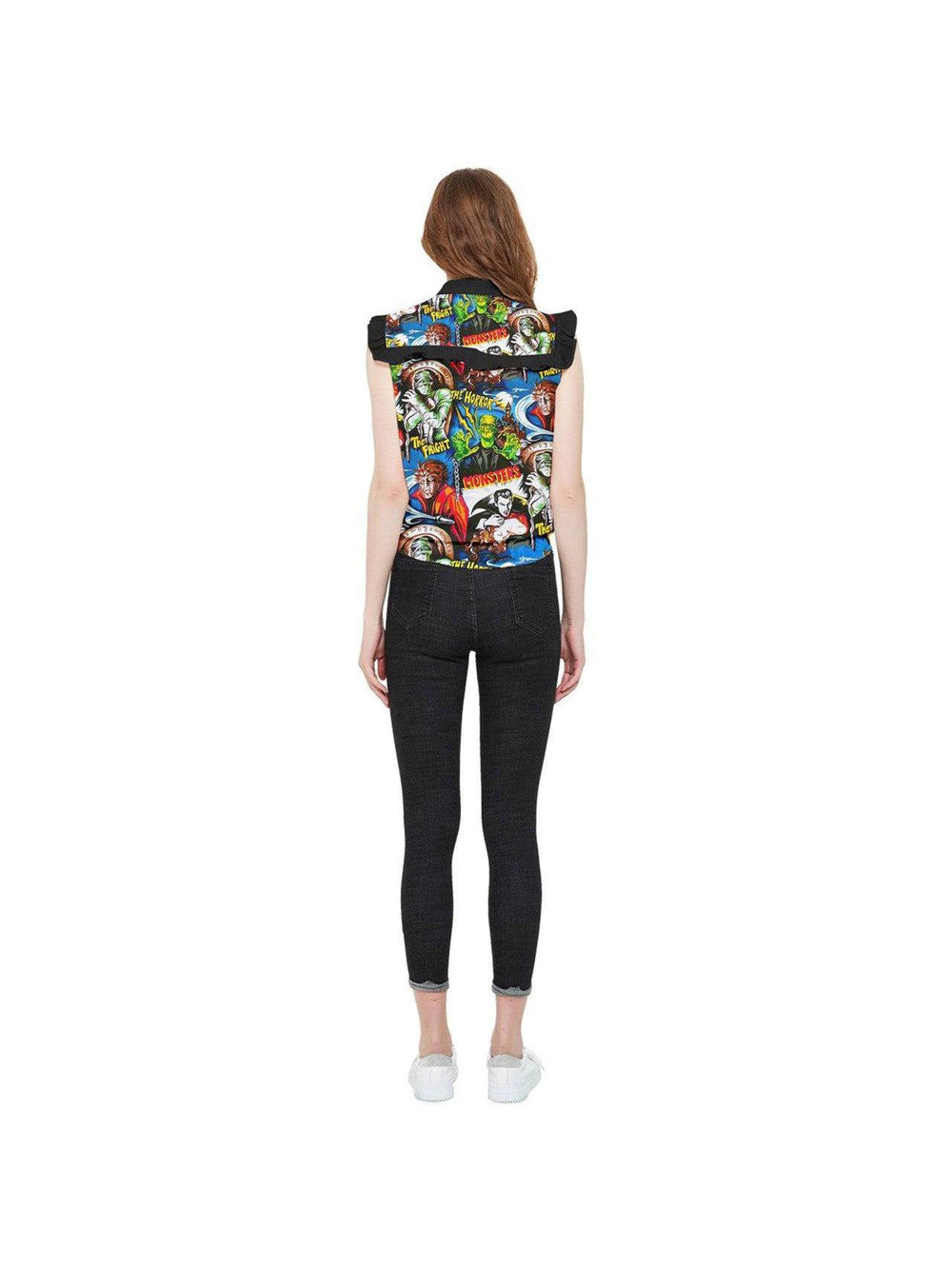 Hollywood Monsters Ladies Top - Poison Arrow Retro