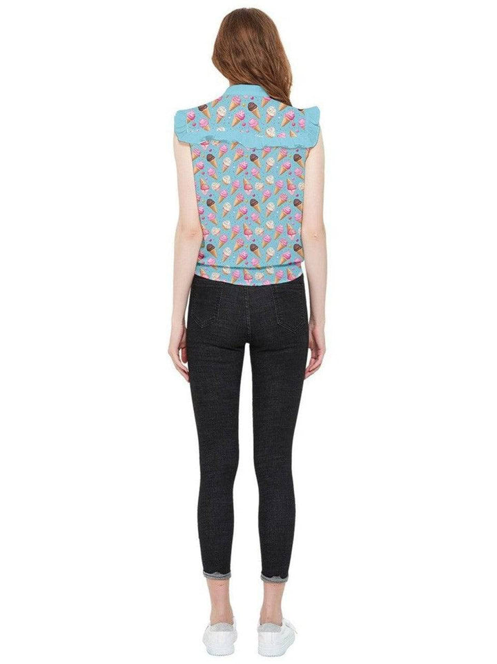 Ice Cream Sprinkles Ladies Top - Poison Arrow Retro