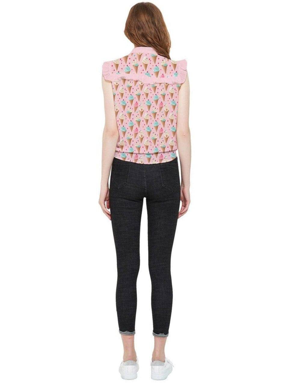 Ice Cream Sprinkles Ladies Top - Poison Arrow Retro