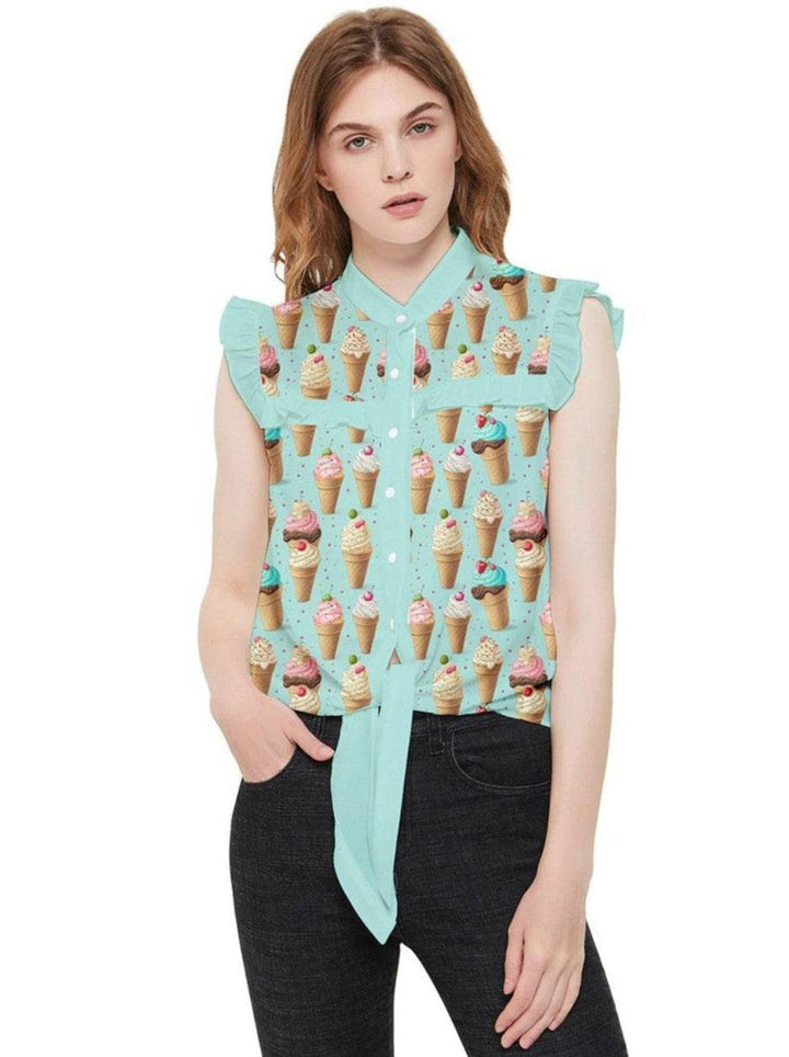 Ice Cream Sprinkles Ladies Top - Poison Arrow Retro