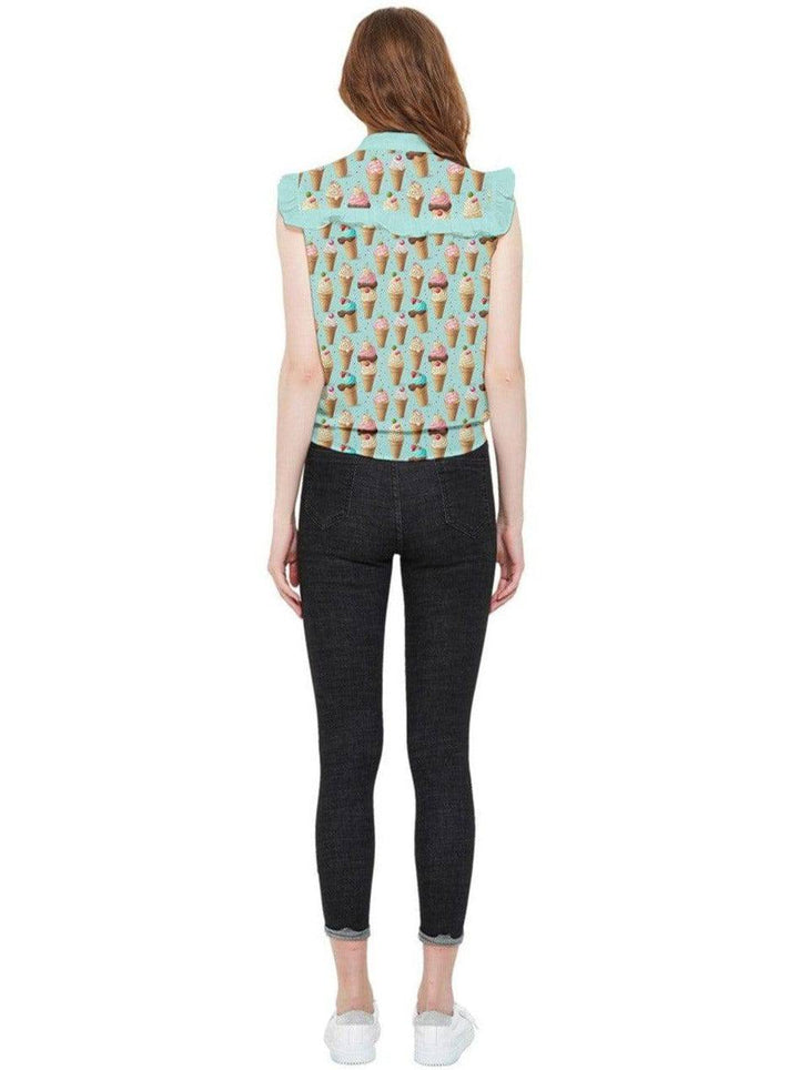 Ice Cream Sprinkles Ladies Top - Poison Arrow Retro