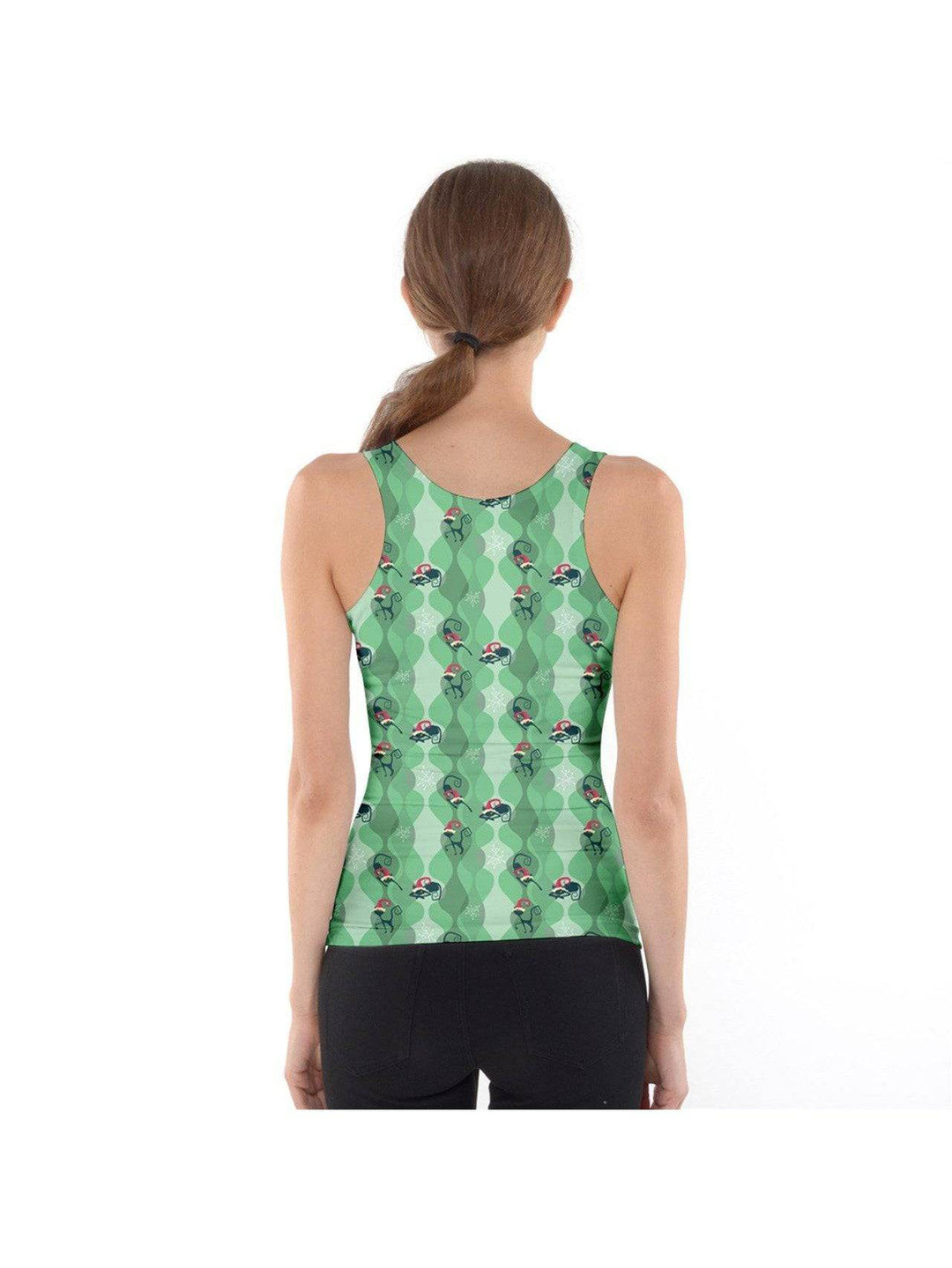 RETRO CHRISTMAS CATS Tank Top