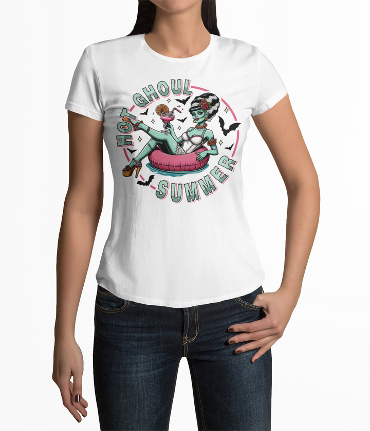 Hot Ghoul Summer Women's Tee - Poison Arrow Retro