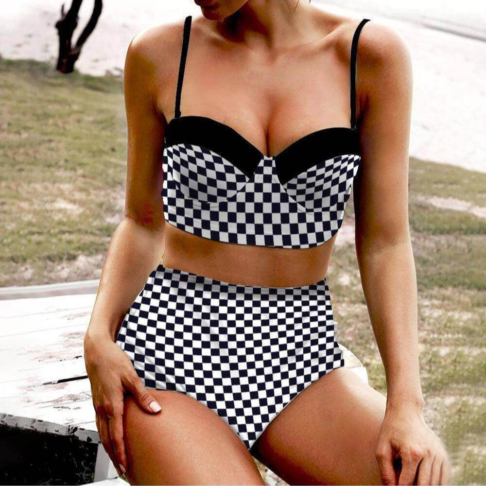 Retro style bikinis deals