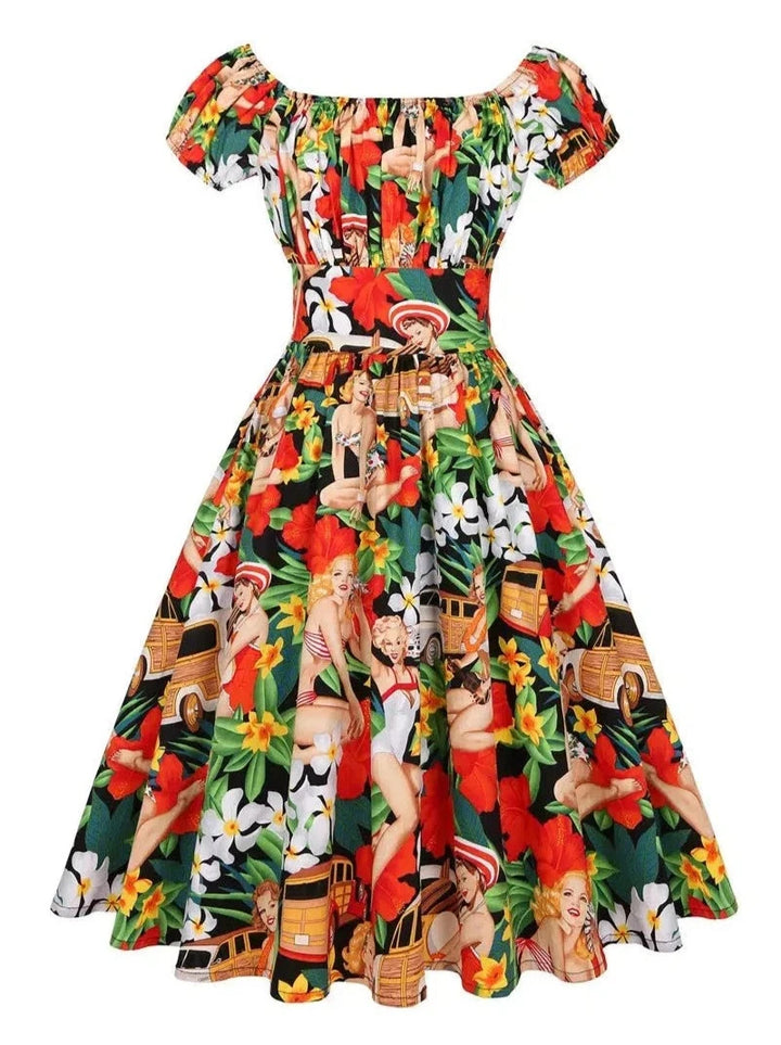 Tropical Pinups 50s Dress