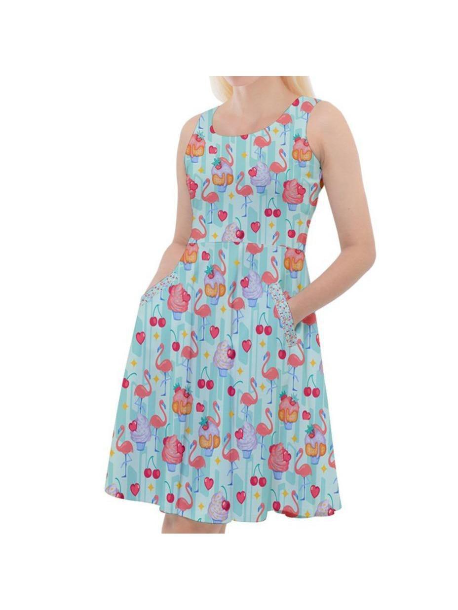 Review: Flamingo Flare Dress  Flare dress, Professional dresses, Flamingo  dress